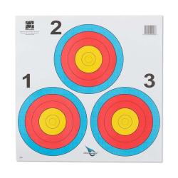 Blason FITA Avalon 3 spots- standard centre Vegas- 5 rings 40cm