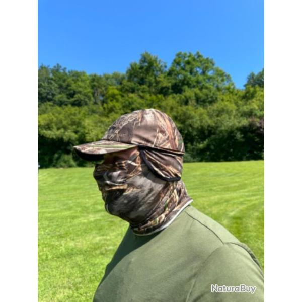 PACK NOEL Cache col Realtree Max + Casquette Game r�versible orange  DEERHUNTER