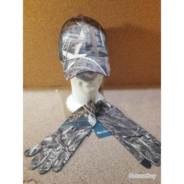 PACK NOEL  GIBIER D'EAU  CASQUETTE + GANTS 50�