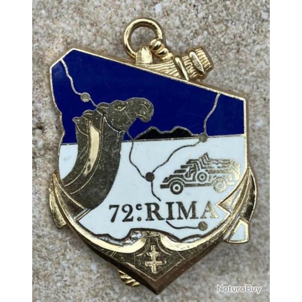 72� R�giment d'Infanterie de Marine, opaque, �pingle sertie