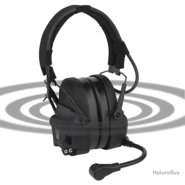 Casque de protection auditive anti-bruit NOIR  LIVRAISON GRATUITE