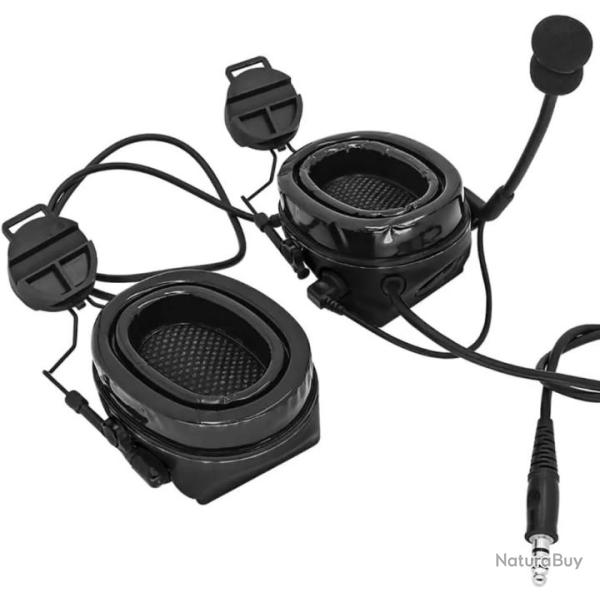 casque d'�metteur-r�cepteur de casque  FOST / ACH / Mich ,NOIR  LIVRAISON GRATUITE