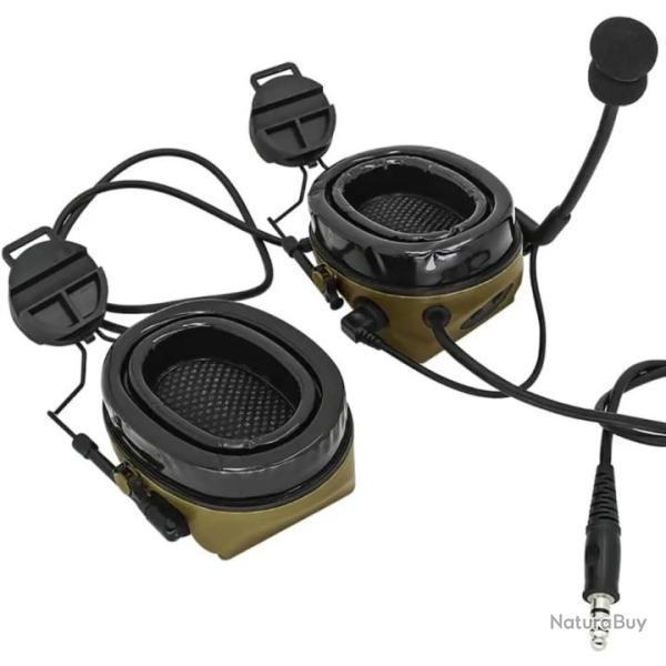 casque d'�metteur-r�cepteur de casque  FOST / ACH / Mich VERT  LIVRAISON GRATUITE