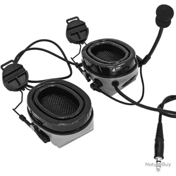 casque d'�metteur-r�cepteur de casque  FOST / ACH / Mich -GRIS-  LIVRAISON GRATUITE