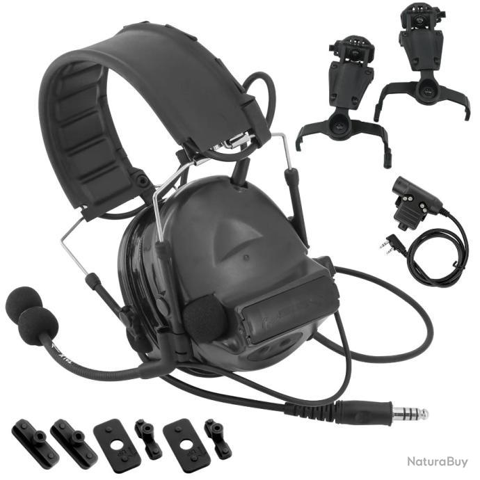 Adaptateur de rail de casque 2 pièces casque casque Rail adaptateur