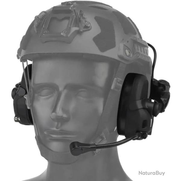 Casque talkie-walkie avec microphone -NOIR  LIVRAISON GRATUITE