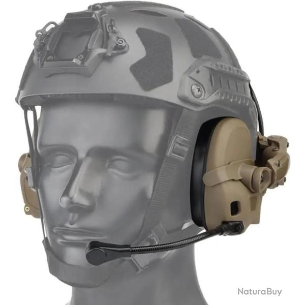 Casque talkie-walkie avec microphone *TAN