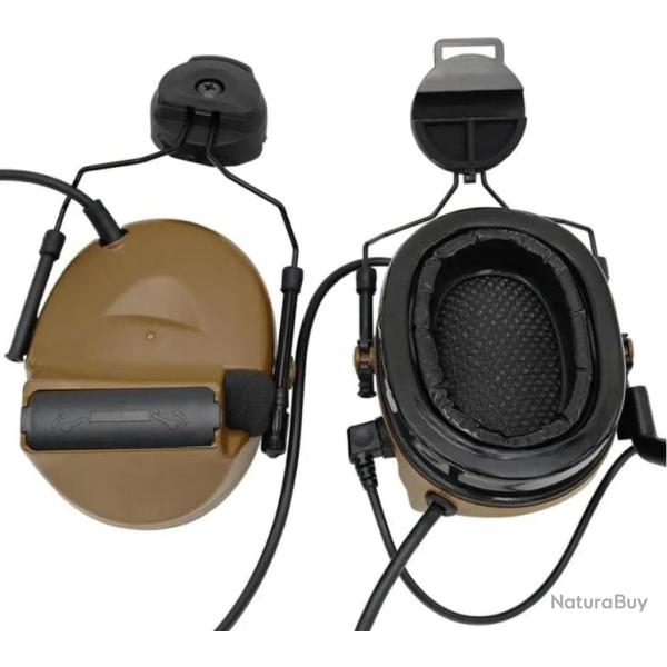 casque de r�duction du bruit protection auditive en silicone *MARRON  LIVRAISON GRATUITE