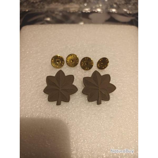 Lot de Grades officier arm�e us LIEUTENANT COLONEL original  2