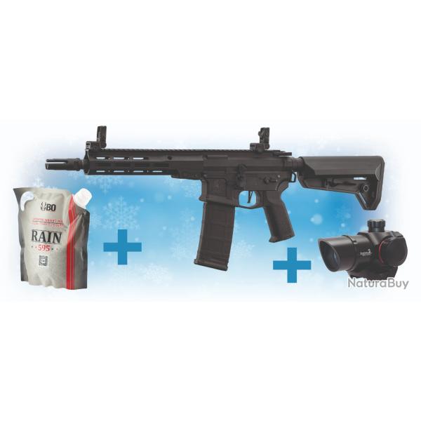 PACK DE NOEL REPLIQUE LANCER TACTICAL AVEC POINT ROUGE ET BILLES