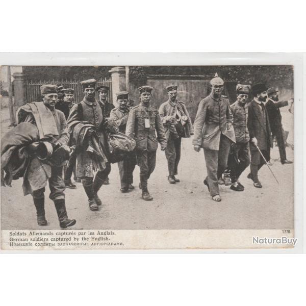 CPA -Soldats Allemands captur�s par les Anglais