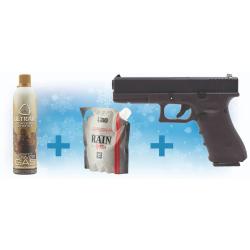 PACK DE NOEL REPLIQUE GBB RAVEN EU7 NOIR + BILLES + GAZ