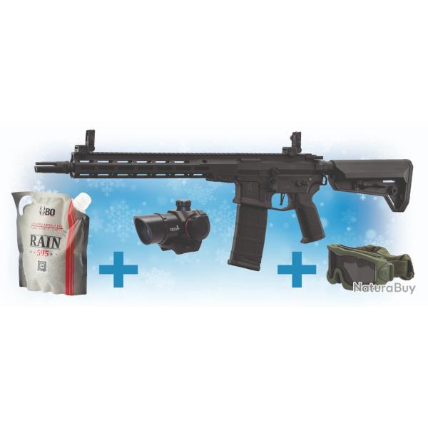 PACK DE NOEL REPLIQUE AEG LT-44 NSR 12" + MASQUE LT + RED DOT