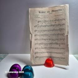 Lot de 3 portes copie Page-Up Crystal pour tenir une feuille A4, une partition droite sans la reteni