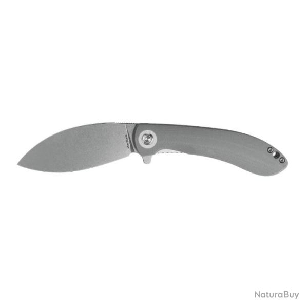 Couteau Vosteed Nightshade Shilin Gray Lame Acier Nitro-V Manche Micarta Linerlock Clip VOSTSNWGH