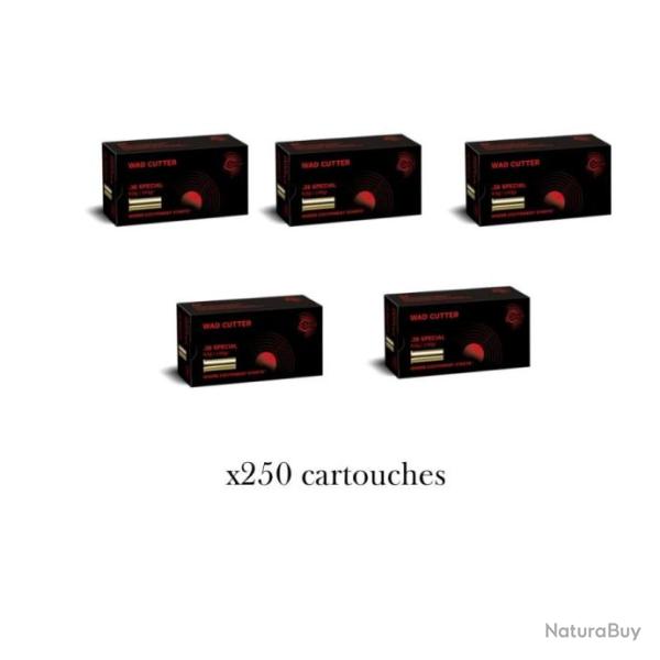 Munitions GECO cal.38 sp�cial wad cutter 9.6g 146gr par 250