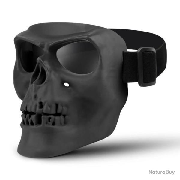 Masque complet cr�ne de paintball -*NOIR LIVRAISON GRATUITE !!