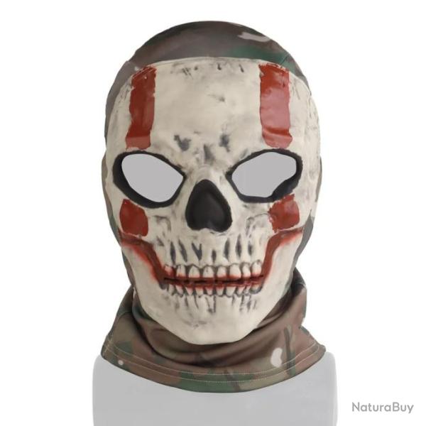 Masque facial cr�ne COD Airsoft avec lentilles de protection des yeux-*CP2  LIVRAISON GRATUITE !!