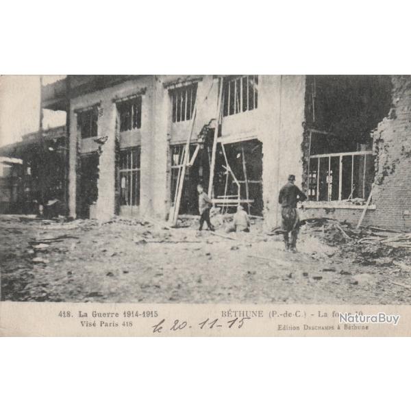 CPA - La Guerre1914-1915  B�thune La fosse 10 guerre 1914