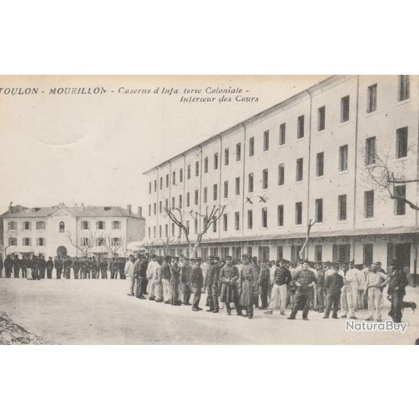 CPA - Toulon, Mourillon, caserne de l'Infanterie coloniale
