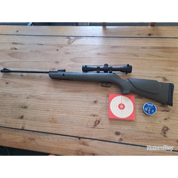 Carabine air comprim� 4.5mm avec sa lunette . puissance en joule 19.9