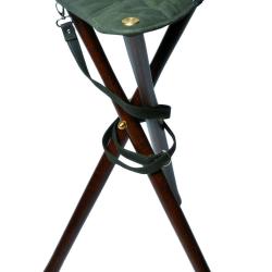 Tr&eacute;pied bois toile brod&eacute;e hauteur 60 cm LIVRAISON OFFERTE