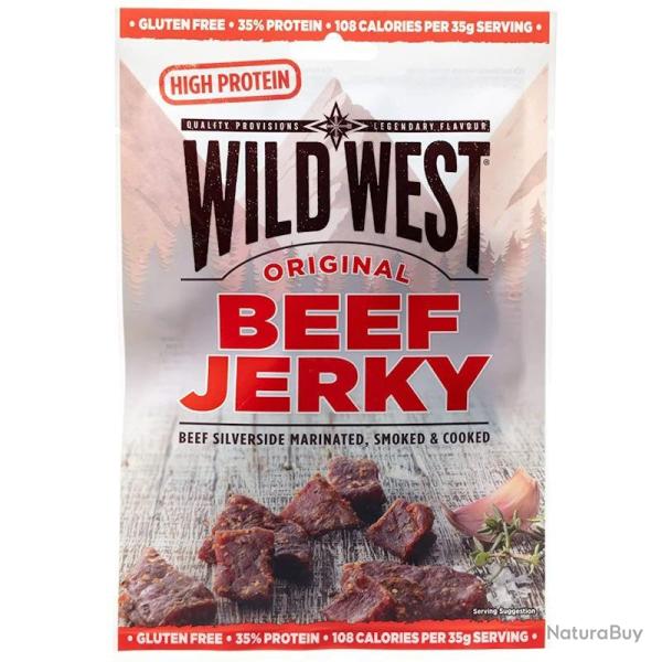 Viande s�ch�e de boeuf Wild West Original Beef Jerky 60g