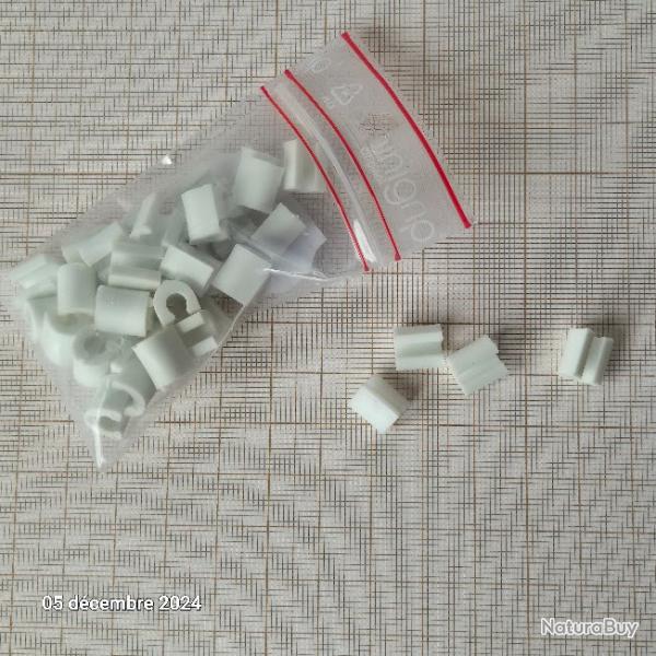 Agrafes, pinces, clips plastique pour bloquer les lignes montes, pche,