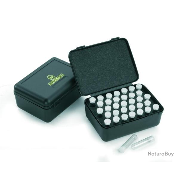 Bo�te de rangement 40 dosettes � poudre (50 grains/3,2 g)