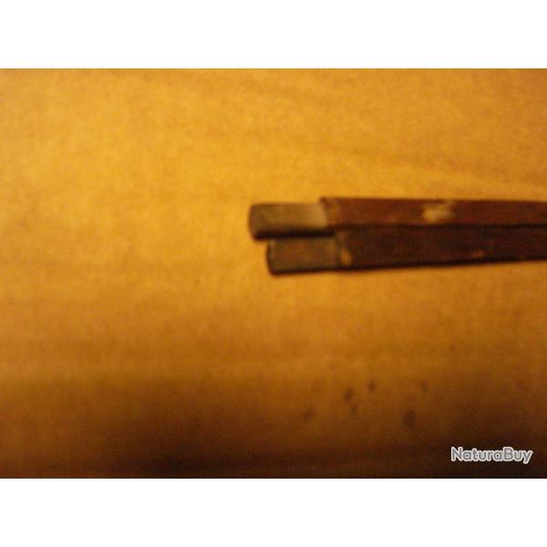 2 entures bois de canal lat�ral  baguette de mousqueton berthier 1890 1892 M16 pi�ces originales