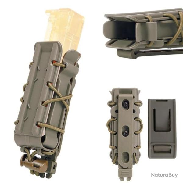 Pochette chargeur tactique MOLLE 5.56/7.62/9mm/45ACP -*Tan S- LIVRAISON GRATUITE !!