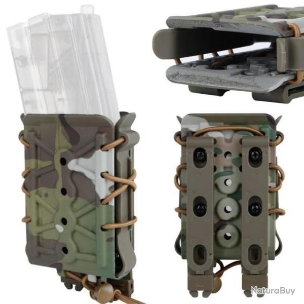 Pochette chargeur tactique MOLLE 5.56/7.62/9mm/45ACP -*Camo L- LIVRAISON GRATUITE !!