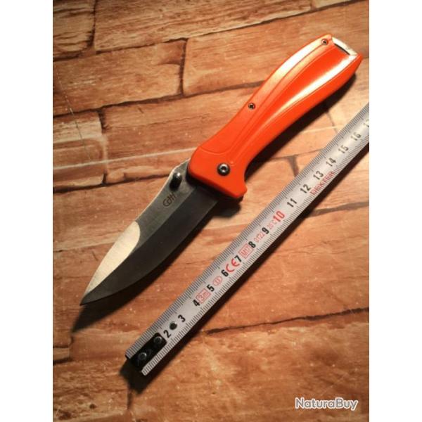 Couteau orange ��randonn�e �� herbertz