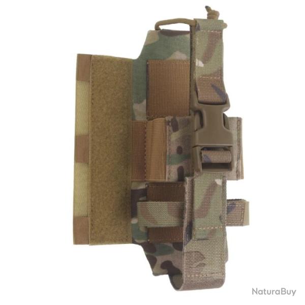 Pochette lat�rale pour radio tactique Syst�me auto-agrippant -*MOLLE CAMO- LIVRAISON GRATUITE !!