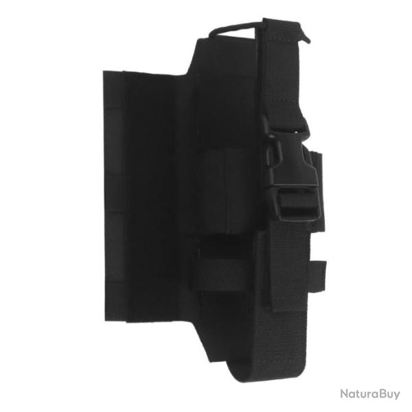 Pochette lat�rale pour radio tactique Syst�me auto-agrippant -*Velcro NOIR LIVRAISON GRATUITE !!