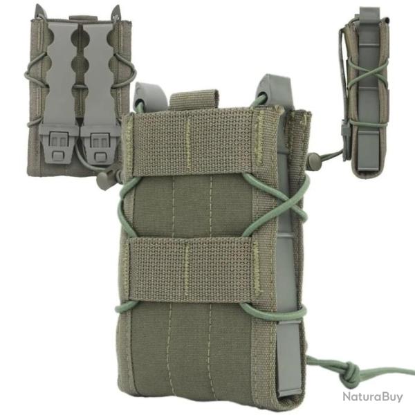 Pochettes de magazines simples: en nylon 500D de haute qualit�-*VERT- LIVRAISON GRATUITE !!