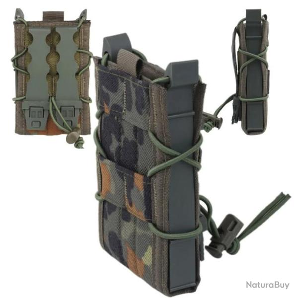 Pochettes de magazines simples: en nylon 500D de haute qualit�-* Green Camo- LIVRAISON GRATUITE !!