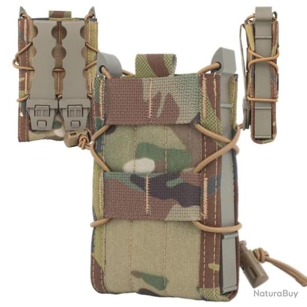 Pochettes de magazines simples: en nylon 500D de haute qualit�-* Tan Camo- LIVRAISON GRATUITE !!