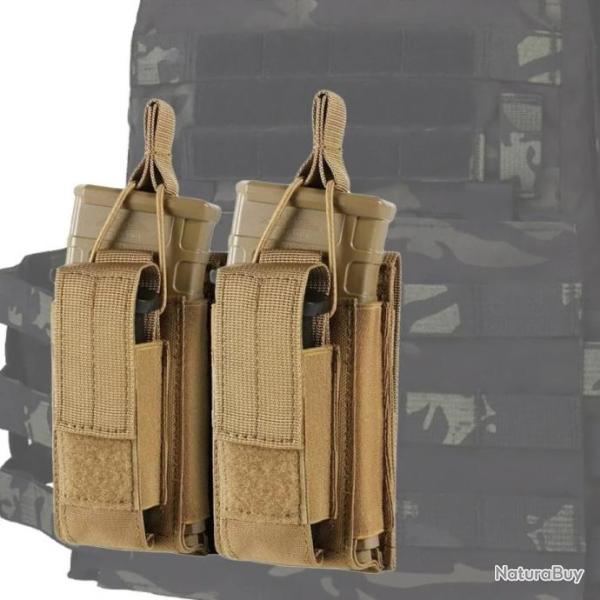 Poudres � double chargeur, syst�me Molle-*TAN* LIVRAISON GRATUITE  !!