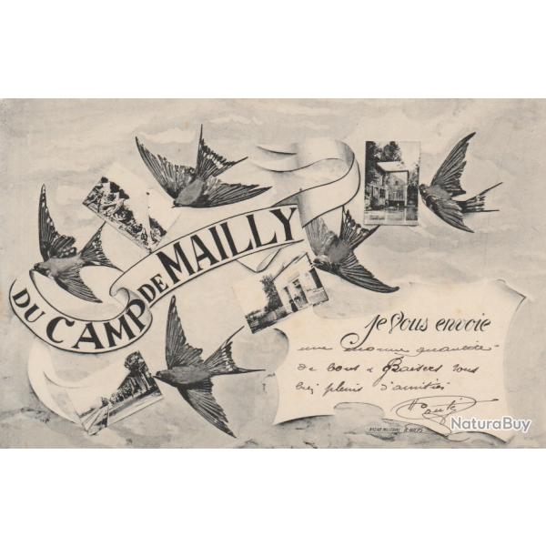 CPA -Du CAMP de MAILLY Je Vous envoie