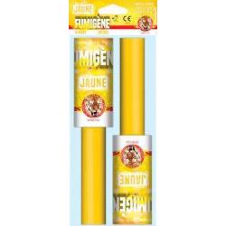 Feu d'artifice - Fumig&egrave;nes a main Jaune 45 secondes