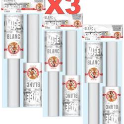 6X Fumig&egrave;ne &agrave; main Blanc - "Le tigre"- Fum&eacute;e &eacute;paisse 45 secondes