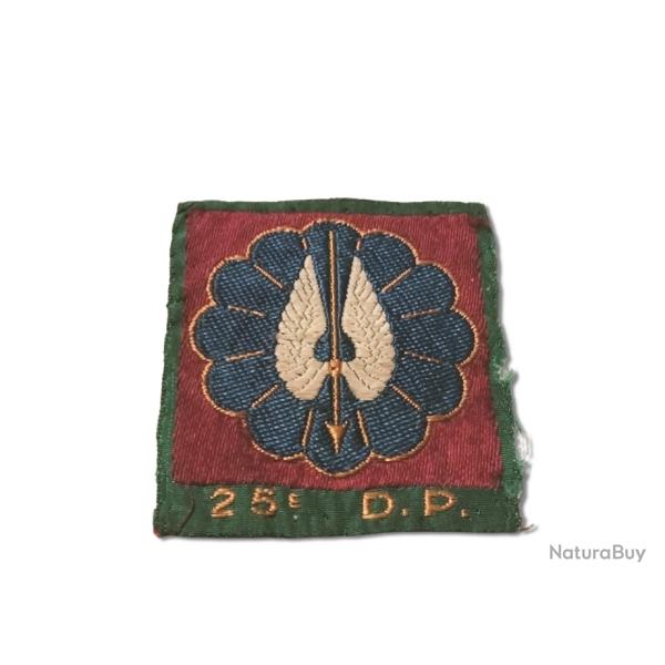 Insigne tissus  de la 25� Division Parachutiste H-60 mm L-55 mm