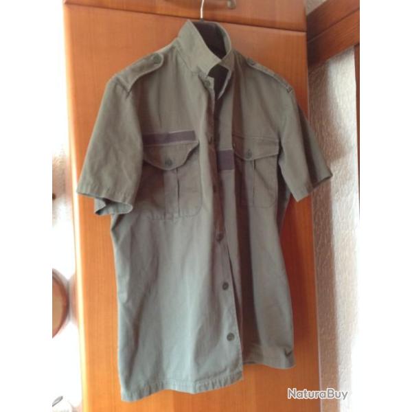 Chemisette arme franaise kaki.