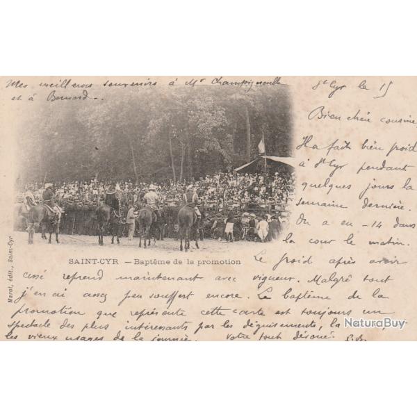 CPA- SAINT-CYR -Bapteme de la promotion