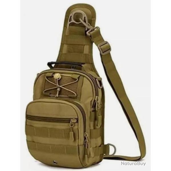Sac Bandouli�re Tactique Militaire Molle - Sac de Poitrine/Sacoche - 22x29x12 cm - Sport & Outdoor