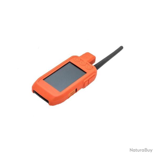 COQUE SILICONE POUR GARMIN ALPHA 200 ORANGE