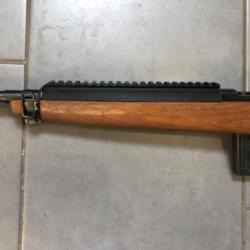 Garde main ventile polym&egrave;re  pour carabine erma em1 22lr avec rail picatinny Sur toute la longueur.