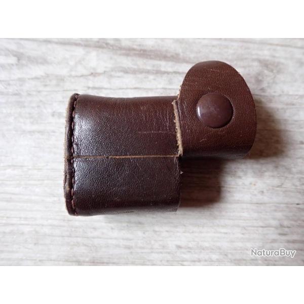Prot�ge bouche de canon en cuir pour Rubin Schmidt
