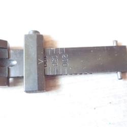 Hausse / Planche gradu&eacute;e &agrave; 200 m pour hausse de fusil suisse, Rubin Schmidt, Cadet ?